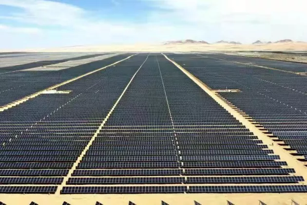 Solar farm. 