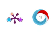 Illustration av altmetrisymboler i forskningsportalen (bild).