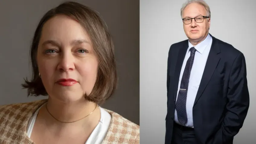 Kollage med Mia Korpiola och Stefan Reimer.